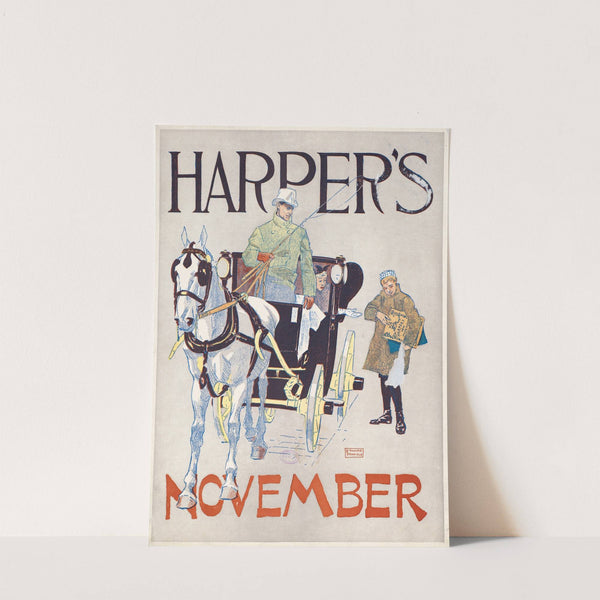 Harper's November by Edward Penfield