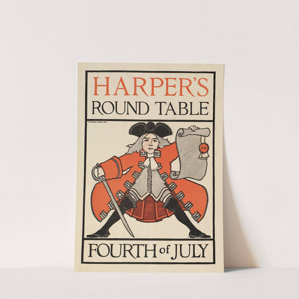 Harper’s round table, fourth of July (1895) by Maxfield Parrish