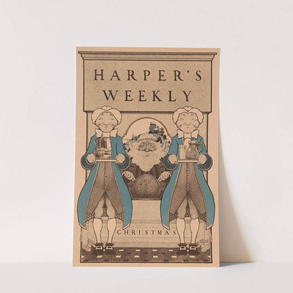 Harper’s weekly, Christmas (1896) by Maxfield Parrish