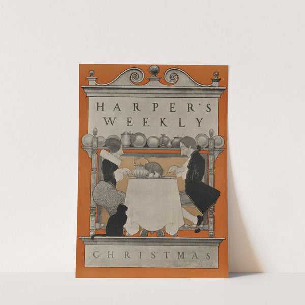 Harper’s weekly, Christmas (1897) by Maxfield Parrish