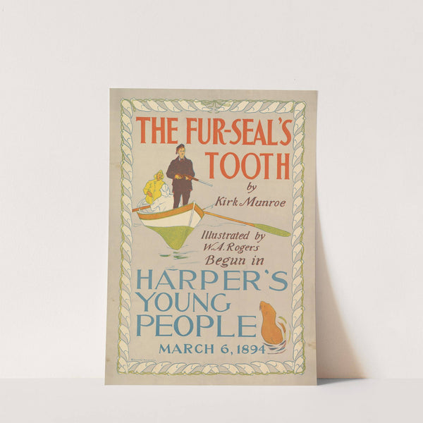 Harper's Young People; The Fur-Seal's Tooth by Kirk Monroe by Edward Penfield