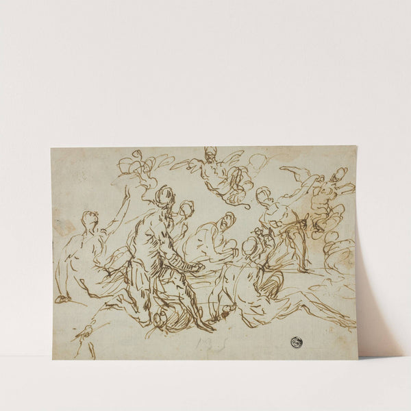 Harpies Attacking Aeneas and His Companions by Domenico Gargiulo