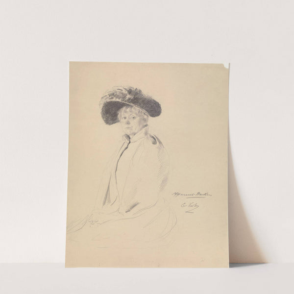 Harriet Backer (before 1892) by Christian Krohg