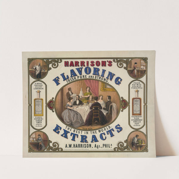 Harrison’s flavoring extracts. Philadelphia (1853) by Alphonse Bigot