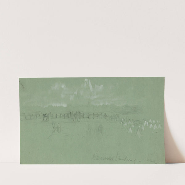 Harrisons landing-line (1862) by Alfred Rudolph Waud