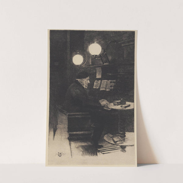 Hartmann spiller orgel by Hans Nikolaj Hansen