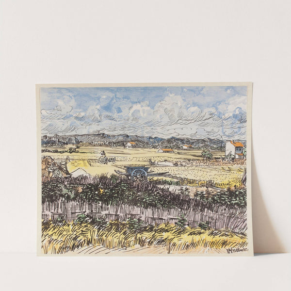 Harvest in Provence (1899) by Emil Rudolf Weiss