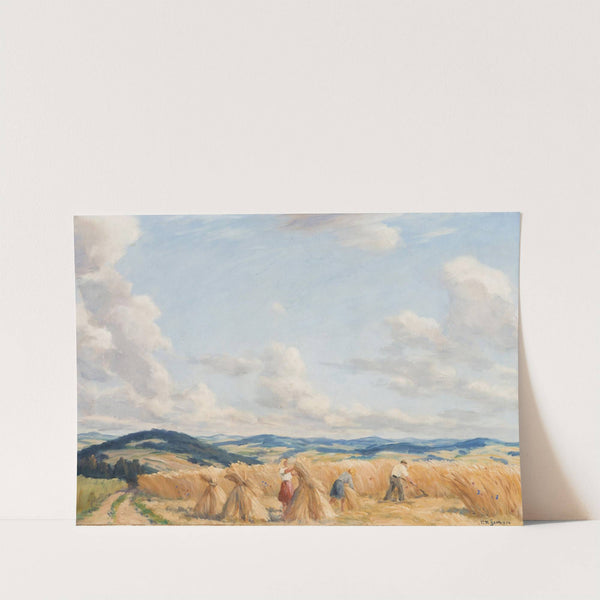 Harvest in the Czech-Moravian Highlands by Tavík František Šimon