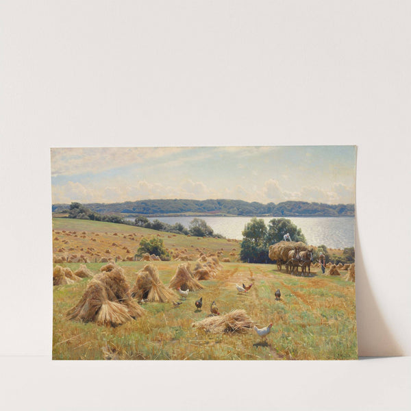 Harvest Near Tulstrup by Peder Mørk Mønsted