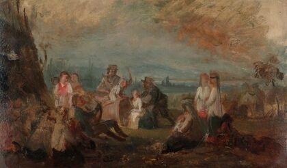 Harvest Party, Sketch