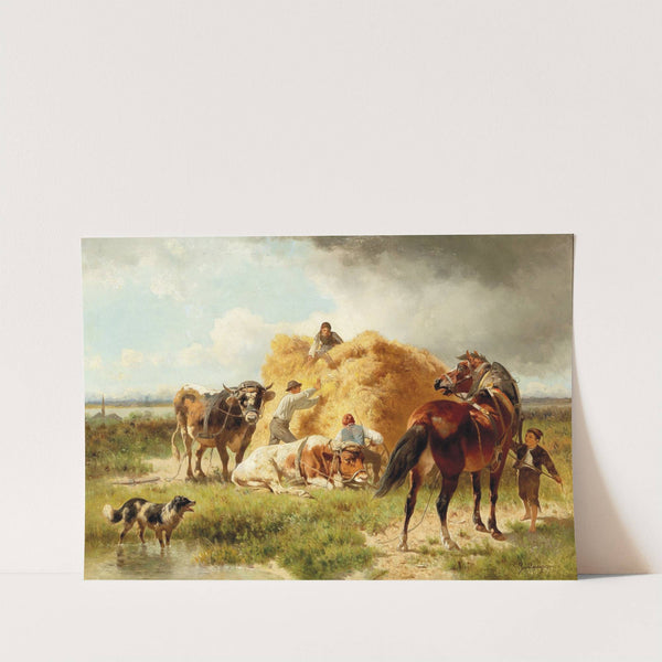 Harvest Scene by Conrad Bühlmayer