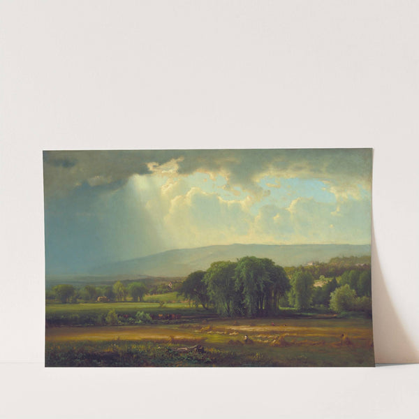 Harvest Scene in the Delaware Valley by George Inness