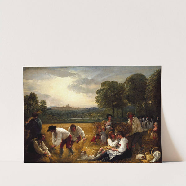 Harvesting at Windsor (1795) by Benjamin West