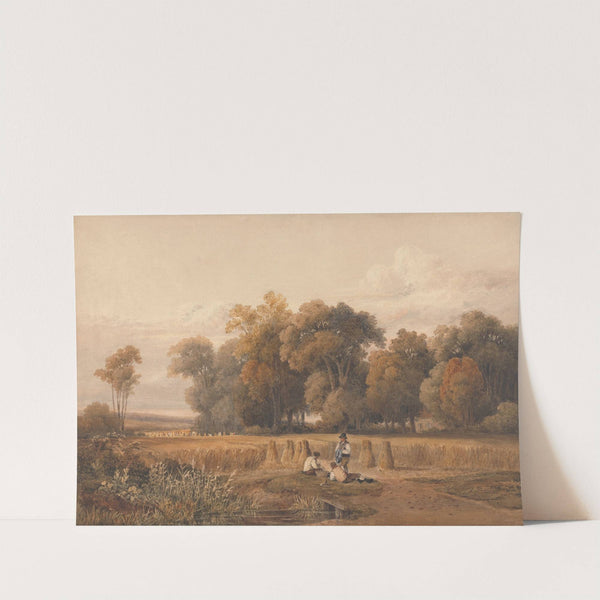 Harvesting - The Noontide Rest by Charles Vincent Barber