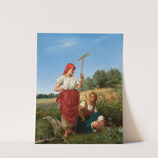 Harvesting women by Kazimierz Pochwalski