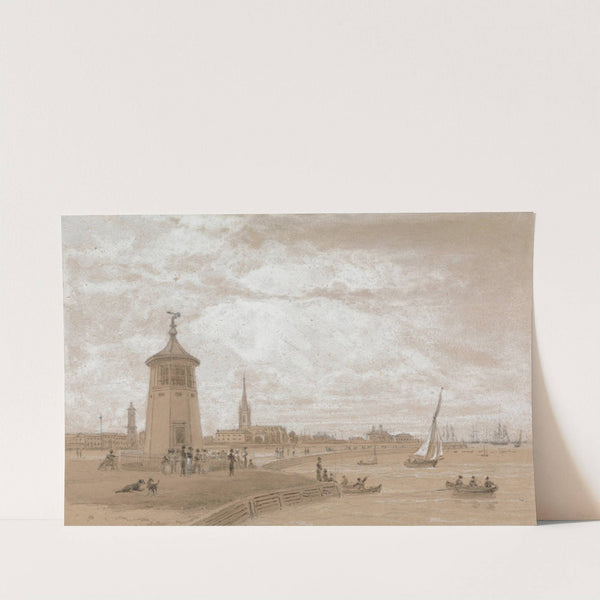 Harwich, Essex (ca. 1820) by William Daniell
