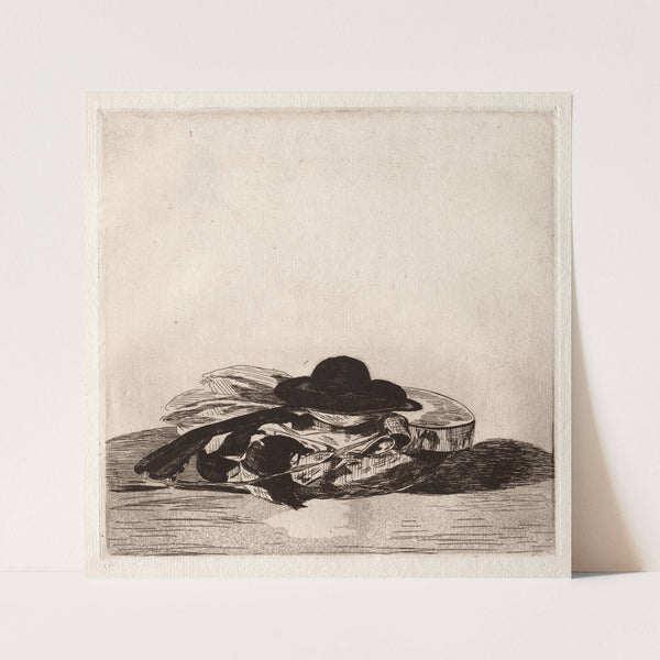 Hat and Guitar (1862) by Édouard Manet