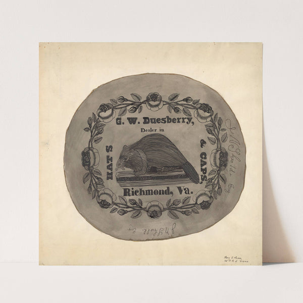 Hat Box – Top by Mary E. Humes