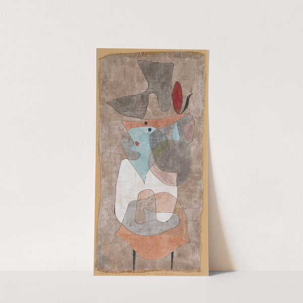 Hat, Lady and Little Table. by Paul Klee