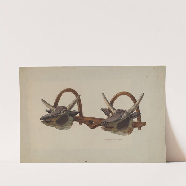 Hat Rack (Shaped Like Ox Yoke) by Charlotte Angus