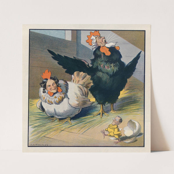 On the electoral college campus (1907) by Louis Glackens