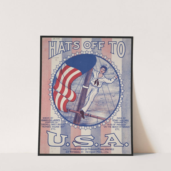 Hats off to U.S.A by Anonymous