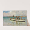 Hauling in the nets by William Henry Bartlett