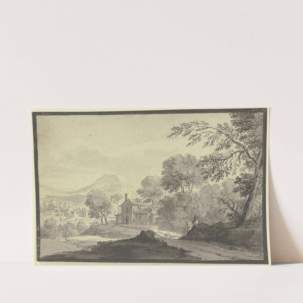 Haus an einem Weg (1744) by Johann Ludwig Aberli