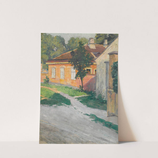 Haus In Hütteldorf (House In Hütteldorf) (1907) by Egon Schiele