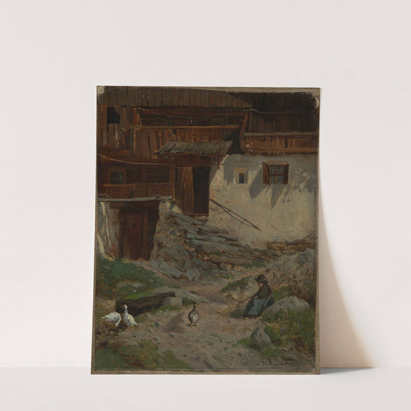 Haus in Taufers im Pustertal by Franz Xaver von Riedmüller