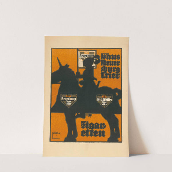 Haus Neuerburg Trier. Zigaretten (1911) by Ludwig Hohlwein