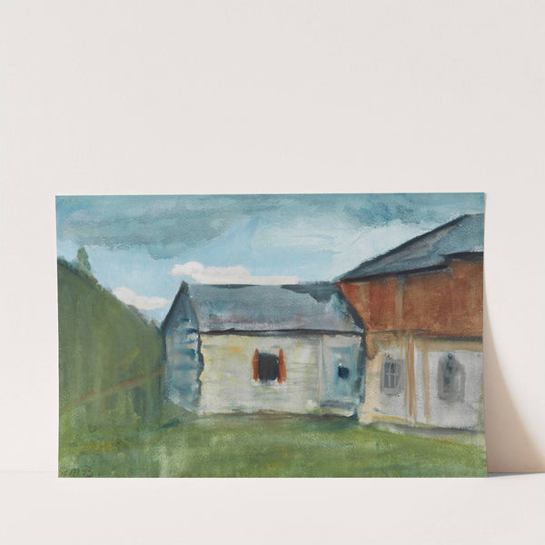 Häuser (1897) by Paula Modersohn-Becker