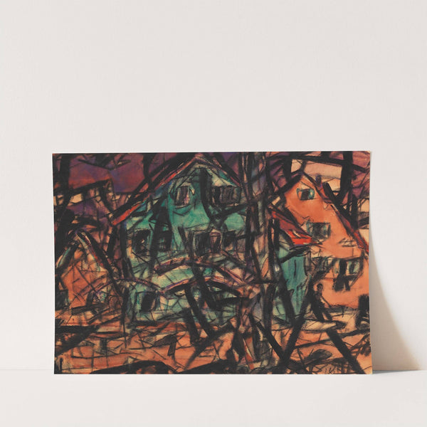 Häuser (1919) by Christian Rohlfs