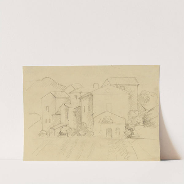 Häuser am Land by Anny Dollschein