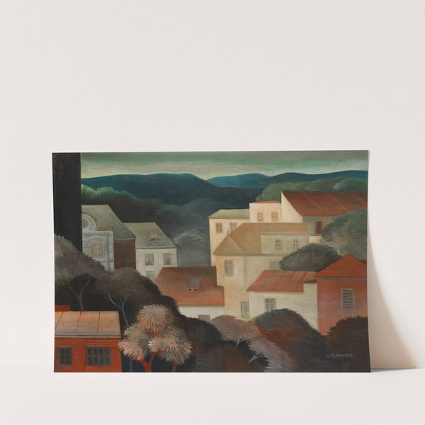 Häuser in den Hügeln by Viktor Planckh