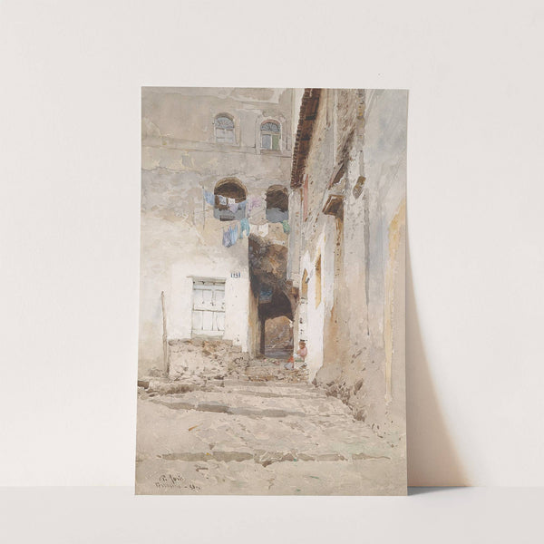 Häuser in Terracina by Pio Joris