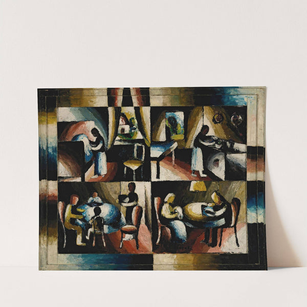 Häusliche Arbeit (Housekeeping) by Arthur Segal