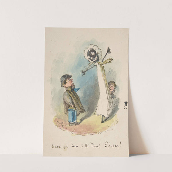 Have You Been to the Pump, Simpson by John Leech