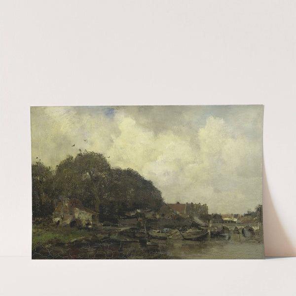 Havengezicht by Jacob Maris