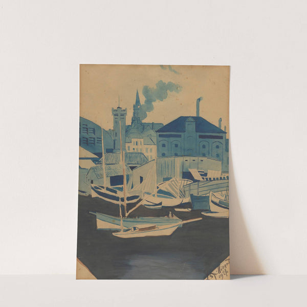 Havenzicht by Léon Spilliaert