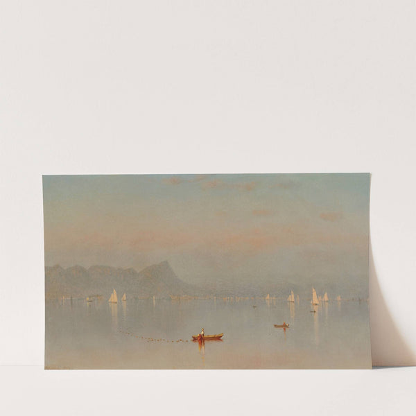Haverstraw Bay (Shad Fishing On The Hudson) (1868) by Sanford Robinson Gifford