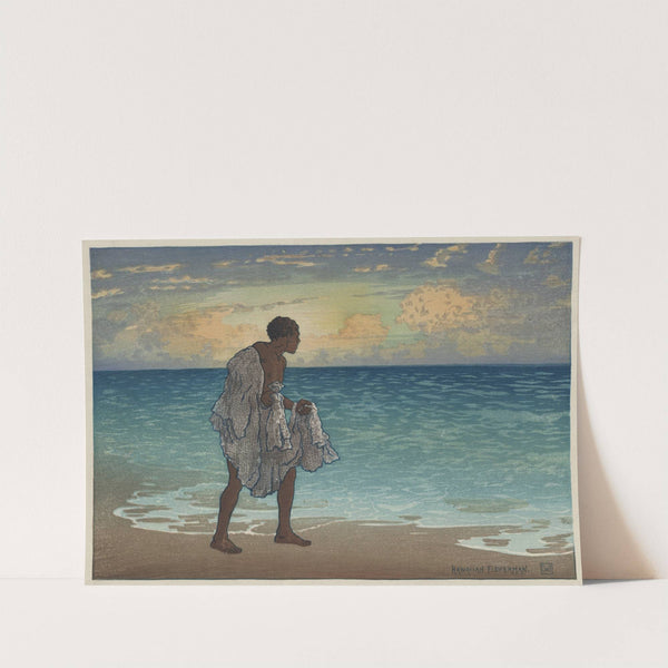 Hawaiian fisherman (1920) by Charles William Bartlett