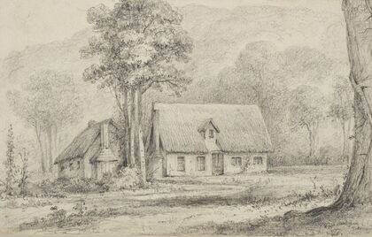 Hawkeshead from the orchard