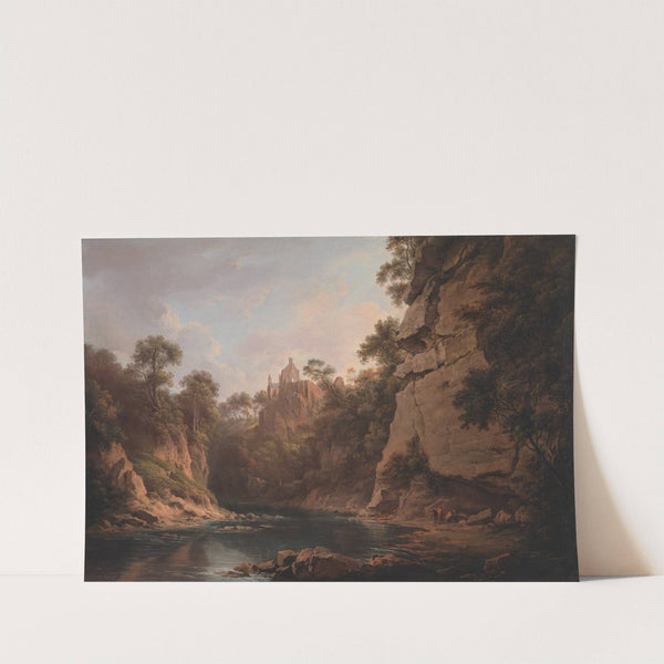 Hawthornden Castle, near Edinburgh (1820-1822) by Alexander Nasmyth