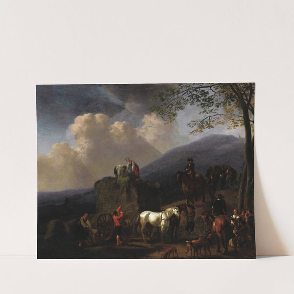 Hay Harvest by Abraham Van Calraet
