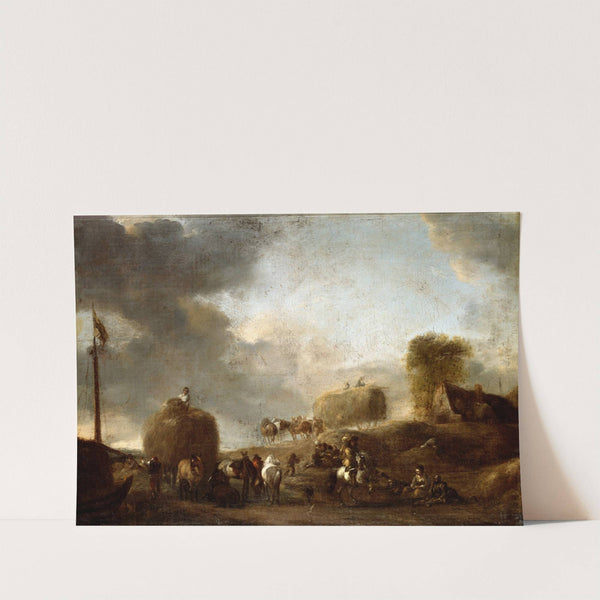 Hay Harvest by Philips Wouwerman
