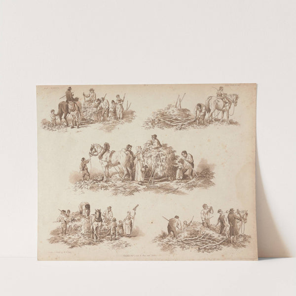 Hay Making by William Henry Pyne