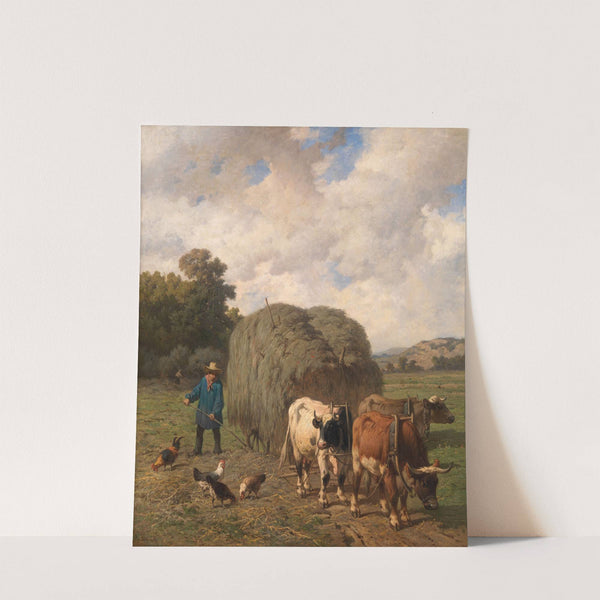 Haycart by Louis Robbe