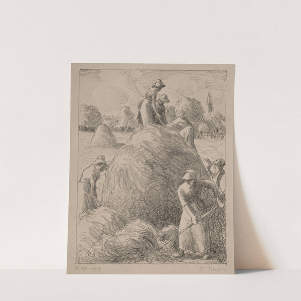 Haymakers of Eragny (c. 1896) by Camille Pissarro
