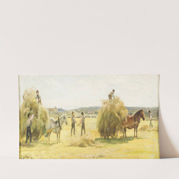 Haymaking by Berndt Lindholm